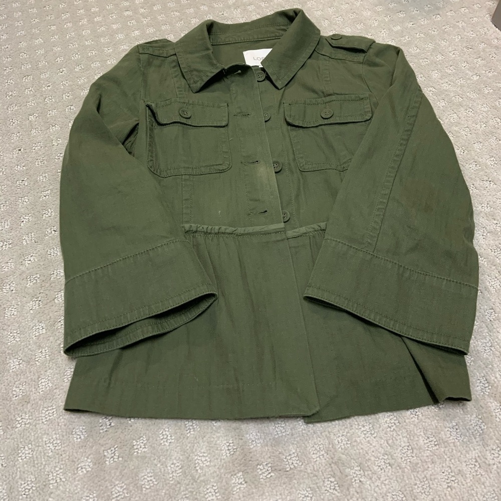 Cropped utility jacket